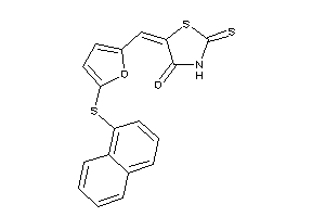 5-[[5-(1-naphthylthio)-2-furyl]methylene]-2-thioxo-thiazolidin-4-one