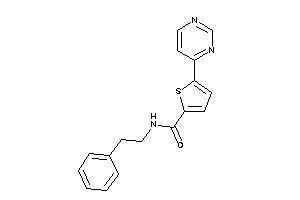 Image of N-phenethyl-5-(4-pyrimidyl)thiophene-2-carboxamide
