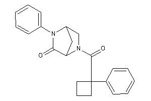 5-phenyl-2-(1-phenylcyclobutanecarbonyl)-2,5-diazabicyclo[2.2.1]heptan-6-one