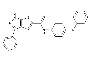 N-(4-phenoxyphenyl)-3-phenyl-1H-thieno[2,3-c]pyrazole-5-carboxamide