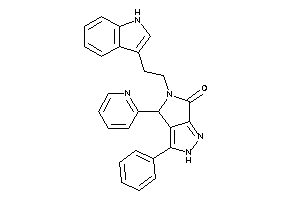 Image of 5-[2-(1H-indol-3-yl)ethyl]-3-phenyl-4-(2-pyridyl)-2,4-dihydropyrrolo[3,4-c]pyrazol-6-one