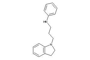 3-indolin-1-ylpropyl(phenyl)amine