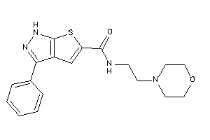 N-(2-morpholinoethyl)-3-phenyl-1H-thieno[2,3-c]pyrazole-5-carboxamide