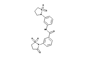 N-[3-(1,1-diketo-1,2-thiazolidin-2-yl)phenyl]-3-(1,1,3-triketo-1,2-thiazolidin-2-yl)benzamide