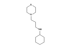 Cyclohexyl(3-thiomorpholinopropyl)amine