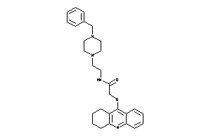 N-[2-(4-benzylpiperazino)ethyl]-2-(1,2,3,4-tetrahydroacridin-9-ylthio)acetamide