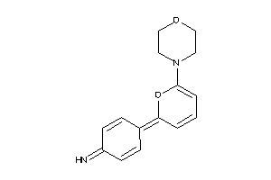 Image of [4-(6-morpholinopyran-2-ylidene)cyclohexa-2,5-dien-1-ylidene]amine