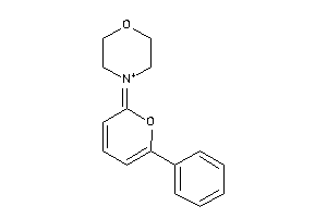 4-(6-phenylpyran-2-ylidene)morpholin-4-ium