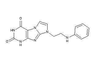 6-(2-anilinoethyl)-4H-purino[7,8-a]imidazole-1,3-quinone