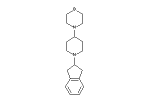 4-(1-indan-2-yl-4-piperidyl)morpholine