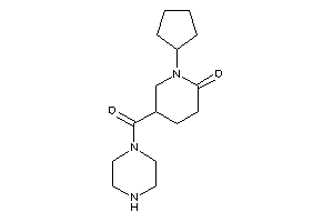 1-cyclopentyl-5-(piperazine-1-carbonyl)-2-piperidone