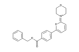 Image of 4-(6-morpholin-4-ium-4-ylidenepyran-2-yl)benzoic Acid Benzyl Ester