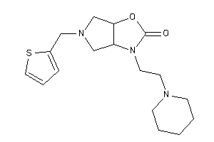 3-(2-piperidinoethyl)-5-(2-thenyl)-3a,4,6,6a-tetrahydropyrrolo[3,4-d]oxazol-2-one