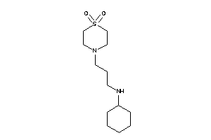 Cyclohexyl-[3-(1,1-diketo-1,4-thiazinan-4-yl)propyl]amine