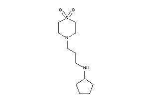 Cyclopentyl-[3-(1,1-diketo-1,4-thiazinan-4-yl)propyl]amine