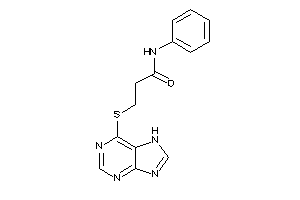 N-phenyl-3-(7H-purin-6-ylthio)propionamide