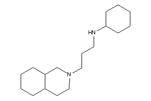 3-(3,4,4a,5,6,7,8,8a-octahydro-1H-isoquinolin-2-yl)propyl-cyclohexyl-amine