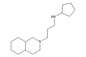 3-(3,4,4a,5,6,7,8,8a-octahydro-1H-isoquinolin-2-yl)propyl-cyclopentyl-amine