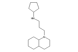 3-(3,4,4a,5,6,7,8,8a-octahydro-2H-quinolin-1-yl)propyl-cyclopentyl-amine