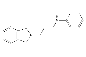 3-isoindolin-2-ylpropyl(phenyl)amine