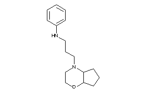 3-(3,4a,5,6,7,7a-hexahydro-2H-cyclopenta[b][1,4]oxazin-4-yl)propyl-phenyl-amine