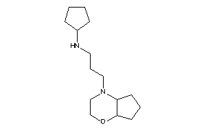 3-(3,4a,5,6,7,7a-hexahydro-2H-cyclopenta[b][1,4]oxazin-4-yl)propyl-cyclopentyl-amine