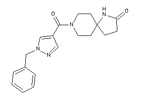 8-(1-benzylpyrazole-4-carbonyl)-4,8-diazaspiro[4.5]decan-3-one