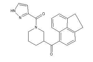 Acenaphthen-5-yl-[1-(1H-pyrazole-3-carbonyl)-3-piperidyl]methanone
