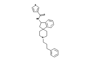 N-[1'-(3-phenylpropyl)spiro[indane-3,4'-piperidine]-1-yl]thiophene-3-carboxamide