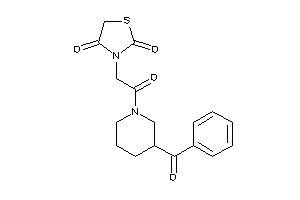 3-[2-(3-benzoylpiperidino)-2-keto-ethyl]thiazolidine-2,4-quinone