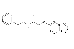 N-phenethyl-2-([1,2,4]triazolo[3,4-f]pyridazin-6-ylthio)acetamide