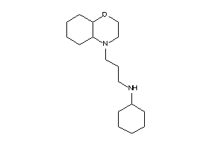 3-(2,3,4a,5,6,7,8,8a-octahydrobenzo[b][1,4]oxazin-4-yl)propyl-cyclohexyl-amine