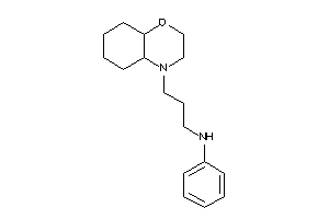 3-(2,3,4a,5,6,7,8,8a-octahydrobenzo[b][1,4]oxazin-4-yl)propyl-phenyl-amine