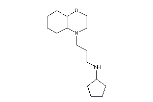 3-(2,3,4a,5,6,7,8,8a-octahydrobenzo[b][1,4]oxazin-4-yl)propyl-cyclopentyl-amine