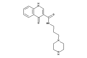 4-keto-N-(3-piperazinopropyl)-1H-quinoline-3-carboxamide