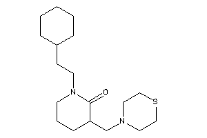 1-(2-cyclohexylethyl)-3-(thiomorpholinomethyl)-2-piperidone