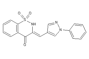 1,1-diketo-3-[(1-phenylpyrazol-4-yl)methylene]benzo[e]thiazin-4-one