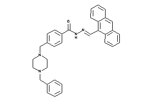 N-(9-anthrylmethyleneamino)-4-[(4-benzylpiperazino)methyl]benzamide