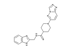 N-(1H-benzimidazol-2-ylmethyl)-1-([1,2,4]triazolo[3,4-f]pyridazin-6-yl)isonipecotamide