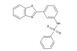 N-[3-(1,3-benzoxazol-2-yl)phenyl]benzenesulfonamide