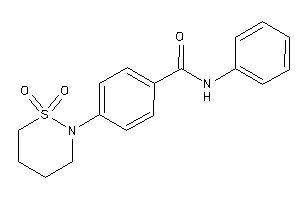 4-(1,1-diketothiazinan-2-yl)-N-phenyl-benzamide