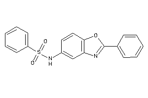 N-(2-phenyl-1,3-benzoxazol-5-yl)benzenesulfonamide