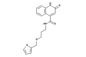 N-[3-(2-furfuryloxy)propyl]-2-keto-1H-quinoline-4-carboxamide