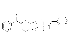 6-benzoyl-N-benzyl-5,7-dihydro-4H-thieno[2,3-c]pyridine-2-sulfonamide