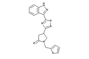 4-[5-(1H-indazol-3-yl)-1,2,4-oxadiazol-3-yl]-1-(2-thenyl)-2-pyrrolidone