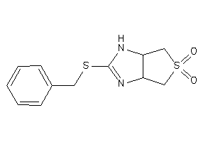 2-(benzylthio)-3a,4,6,6a-tetrahydro-1H-thieno[3,4-d]imidazole 5,5-dioxide