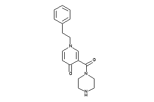 1-phenethyl-3-(piperazine-1-carbonyl)-4-pyridone