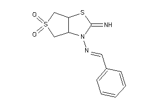Benzal-(2-imino-5,5-diketo-3a,4,6,6a-tetrahydrothieno[3,4-d]thiazol-3-yl)amine