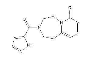 3-(1H-pyrazole-5-carbonyl)-1,2,4,5-tetrahydropyrido[2,1-g][1,4]diazepin-7-one