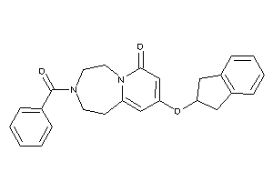 3-benzoyl-9-indan-2-yloxy-1,2,4,5-tetrahydropyrido[2,1-g][1,4]diazepin-7-one